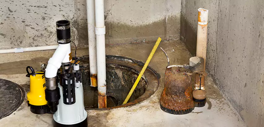 Installing Sump Pump in Finished Basement in Aventura, FL